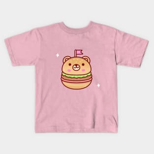 Bear hamburger Kids T-Shirt